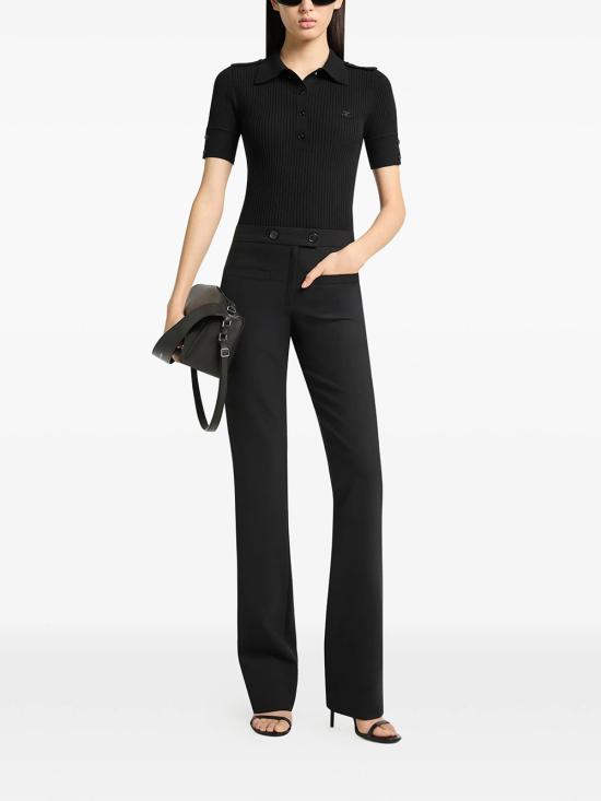 26FW 쿠레쥬 반팔 티셔츠 326MPO071FI0001 9999 BLACK - COURREGES