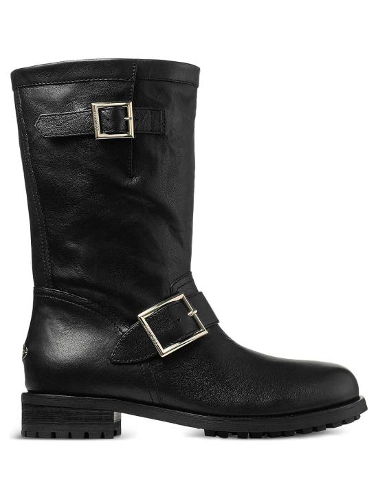 26FW 지미추 부츠 BIKERMIDBKL BLACK
