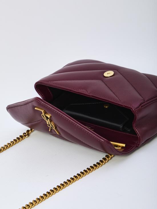 26FW 생로랑 루루 미니 램스킨 821749AAEAX 6197 RED - SAINT LAURENT