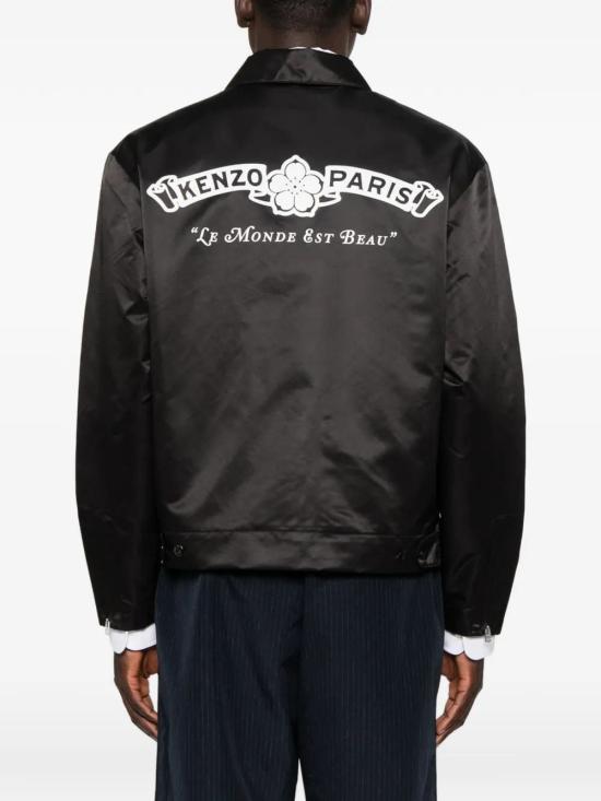 26FW 겐조 가죽 자켓 FG65BL0589NH99 BLACK - KENZO