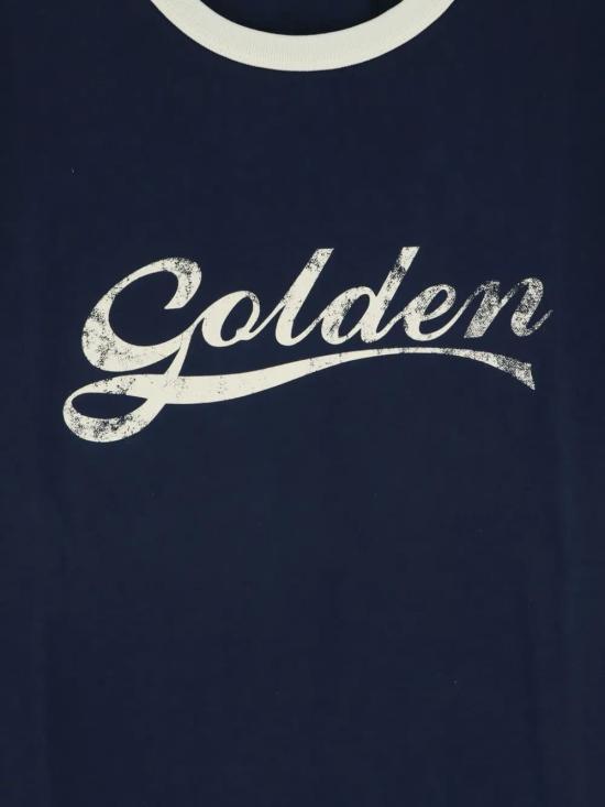 26FW 골든구스 반팔 티셔츠 GMP02761P00262483134 NAVYBLUE - GOLDEN GOOSE