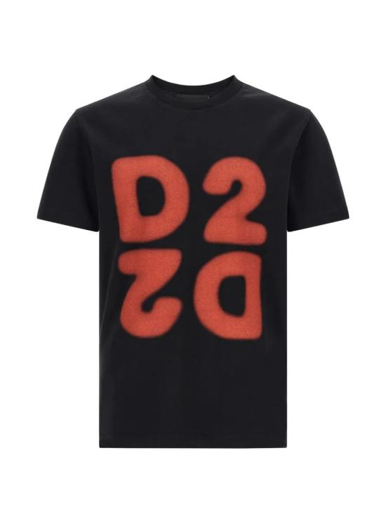 26FW 디스퀘어드2 반팔 티셔츠 S74GD1579D20106900 BLACK