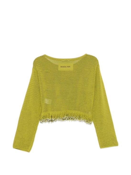 26SS 파트리지아페페 반팔 티셔츠 2K0384K337G631 GREEN - PATRIZIA PEPE