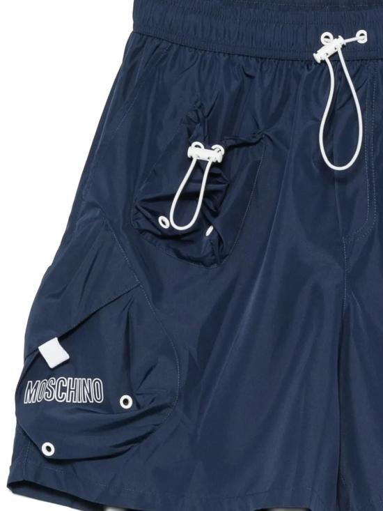 26SS 모스키노 스트레이트 팬츠 261V3422493010510 BLUE - MOSCHINO