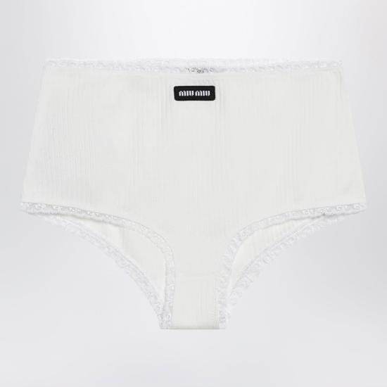 26FW 미우미우 팬티  SP9483OOO1951 F0009 WHITE
