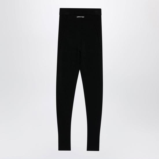 26FW 발렌시아가 테크웨어 비스코스 레깅스 875633T5355 1000 BLACK - BALENCIAGA
