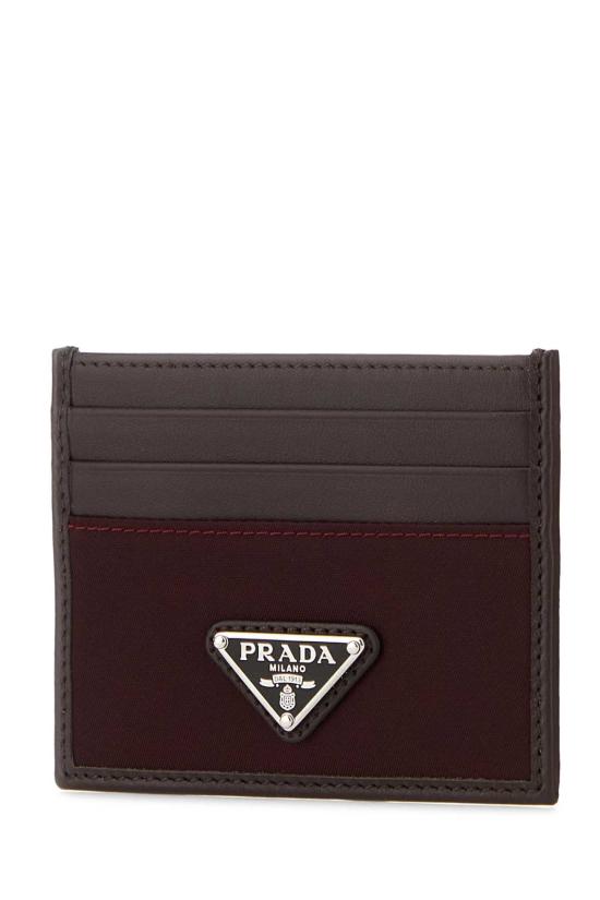 26SS 프라다 앤티크 레더 가죽 카드 지갑 앤티크 레더 가죽 카드 지갑 2MC0252DW3 F0007 BURGUNDY - PRADA