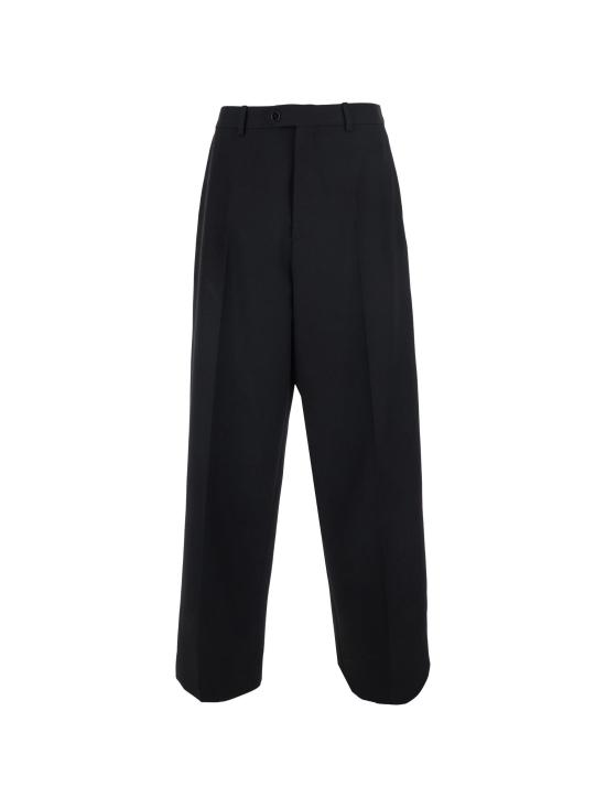 26FW 발렌시아가 스트레이트 팬츠 A001Z4TPT15 1000 BLACK