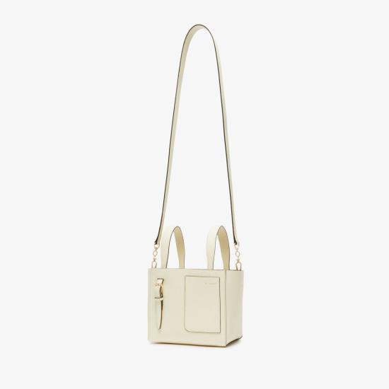 26FW 발렉스트라 토트백 WBSF0090028LOCTFWW White - VALEXTRA