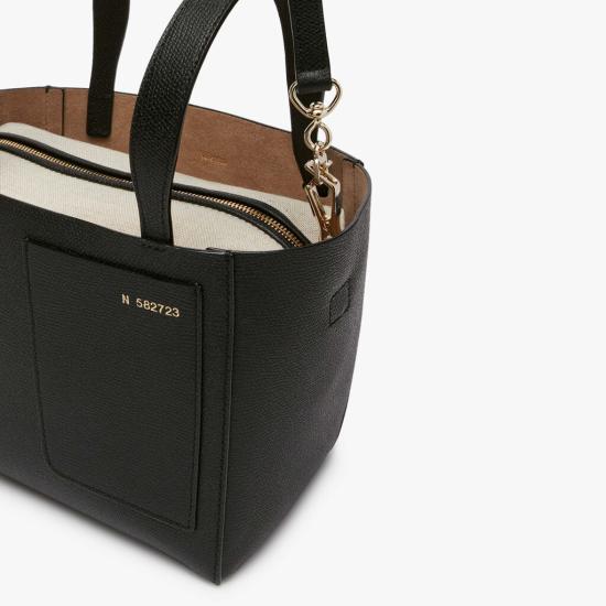 26FW 발렉스트라 토트백 WBSF0090028LOCTFNN Black - VALEXTRA