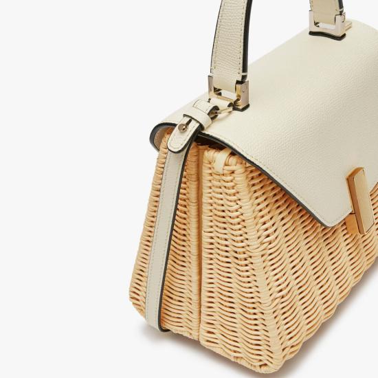 26FW 발렉스트라 토트백 WBES0049611ZOC99MGWW Beige - VALEXTRA
