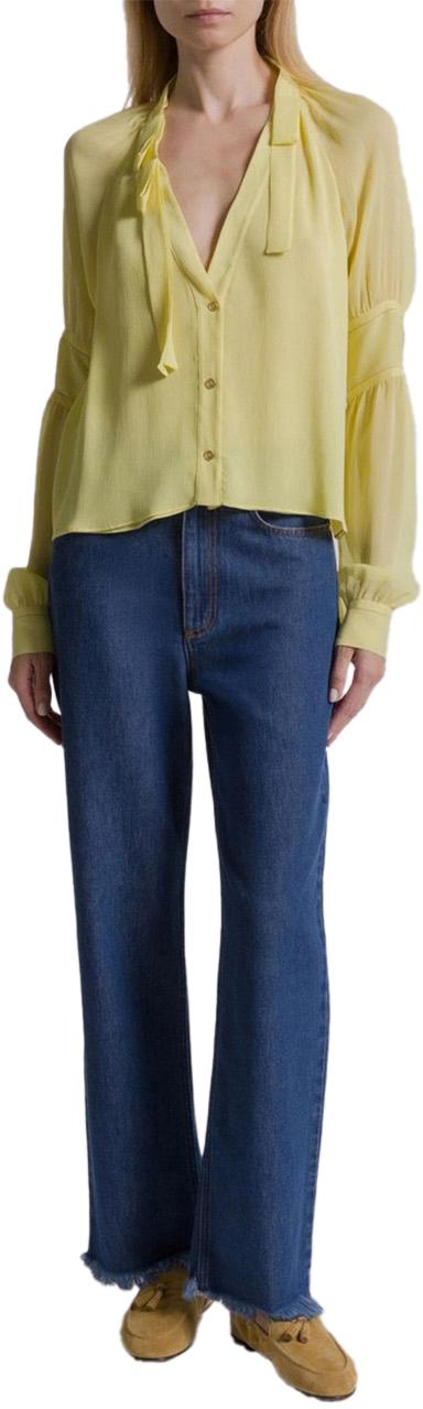26SS 알베르타 페레티 탑 021616170024 YELLOW - ALBERTA FERRETTI