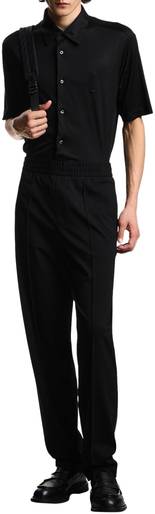 26SS 엠포리오 아르마니 셔츠 3030429 BLACK - EMPORIO ARMANI