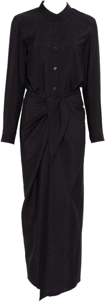 26SS 엠포리오 아르마니 롱 원피스 EW003310AF20492 NAVY