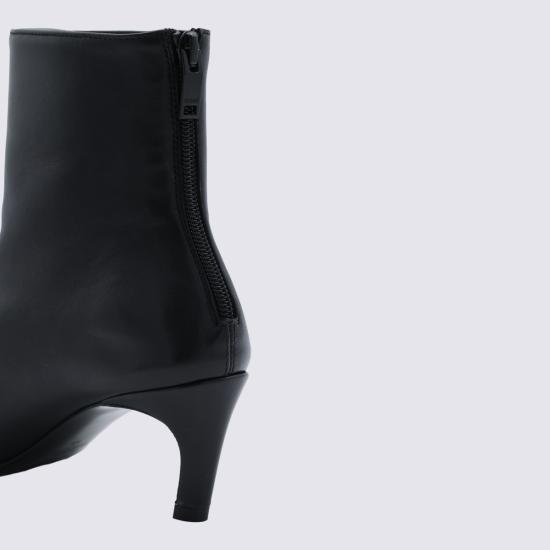 26FW 토템 스틸레토 힐 지퍼 앵클 부츠 263WAS0354 LE0231001 BLACK - TOTEME