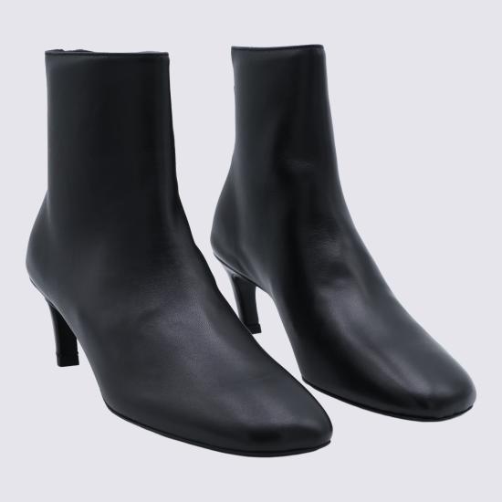 26FW 토템 스틸레토 힐 지퍼 앵클 부츠 263WAS0354 LE0231001 BLACK - TOTEME