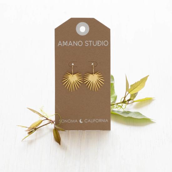  아마노 스튜디오 이어링 팬 팜 드롭 - AMANO STUDIO
