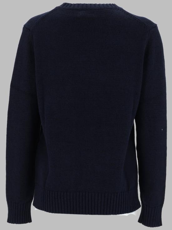 26FW 폴로 랄프로렌 베어 코튼&린넨 니트 스웨터 211927070 001NAVYMULTI BLUE - POLO RALPH LAUREN