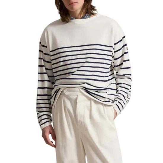  폴로 랄프로렌 스웨터 폴로 랄프 로렌 릴렉스핏 스트라이프 저지 풀오버 - POLO RALPH LAUREN
