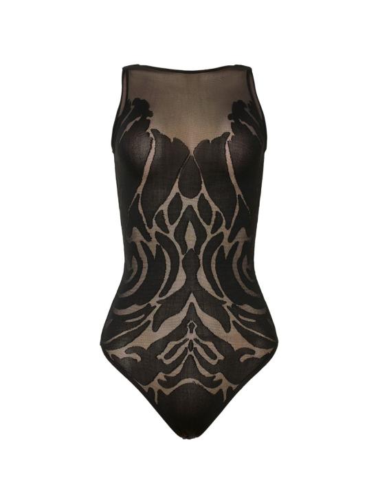 26FW 월포드 바디수트 티셔츠 78335 9180 Black