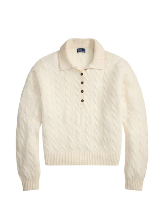 26FW 랄프 로렌 폴로 티셔츠 211B17767007 Authentic cream
