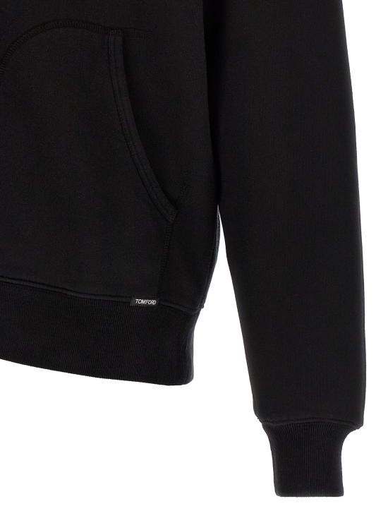 26FW 톰포드 후드 티셔츠 JDL010JMC072NAA Black - TOMFORD