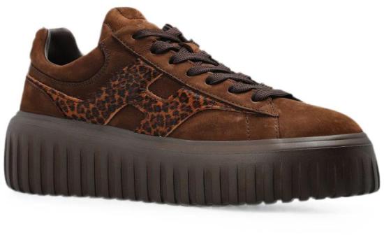 26FW 호간 스니커즈 HXW6450FE9AVH80R1D BROWN - HOGAN