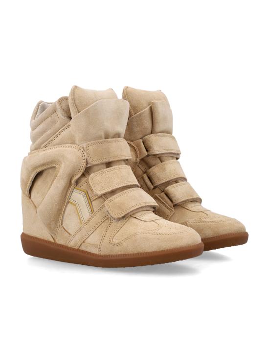 26FW 이자벨마랑 베켓 웨지 스니커즈 BK0010FAC1E02S BEGW BEIGE GOLDEN YELLOW - ISABEL MARANT