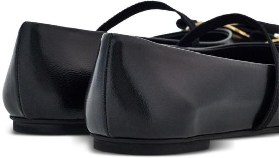 26SS 살바토레 페라가모 바라 보우 발레 플랫 01H345768868005 BLACK - SALVATORE FERRAGAMO