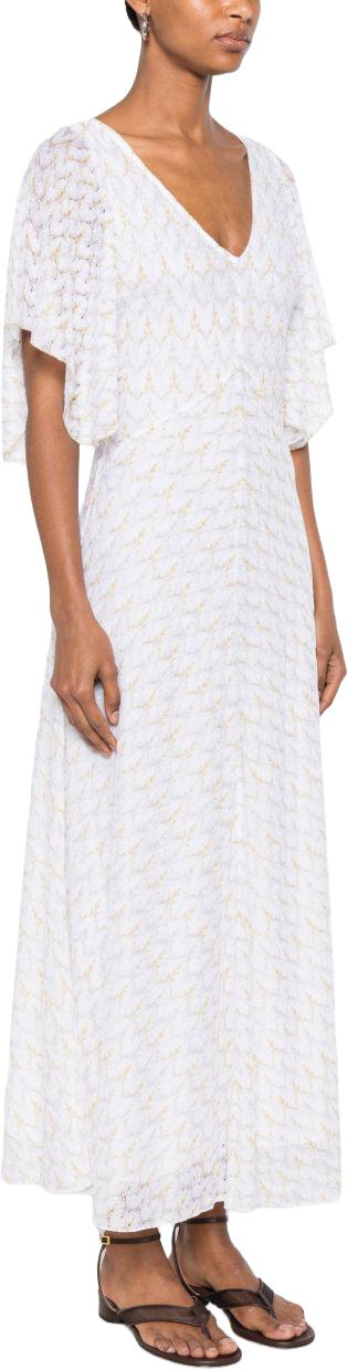 26SS 미소니 롱 원피스 DS26SG3KBR015XS01LI WHITE - MISSONI