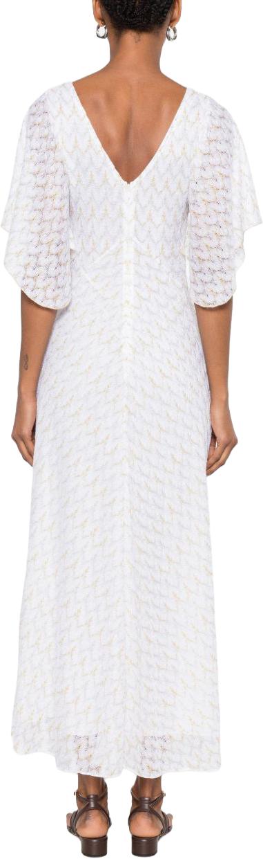 26SS 미소니 롱 원피스 DS26SG3KBR015XS01LI WHITE - MISSONI