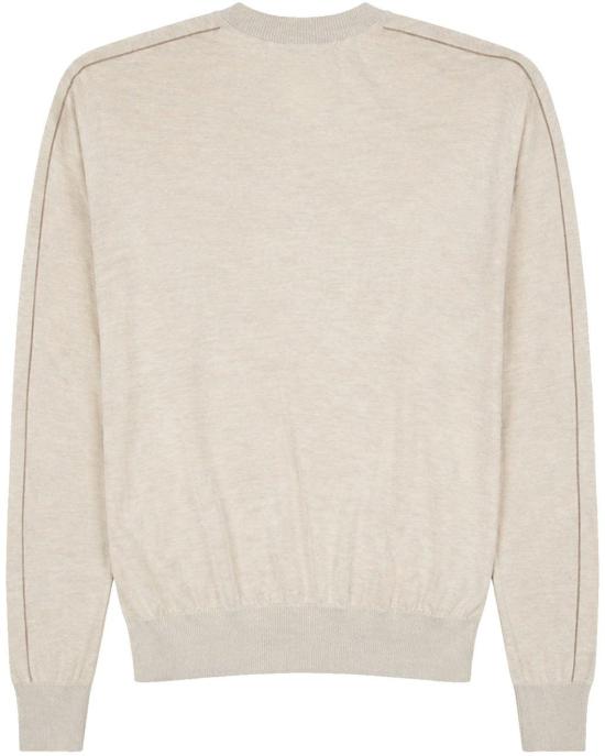 25FW 브루넬로 쿠치넬리 탑 M13867100PT300C2358 BEIGE - BRUNELLO CUCINELLI