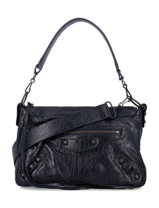 26FW 발렌시아가 르 시티 모토 스몰백 8660572ABEK 1000 Nero