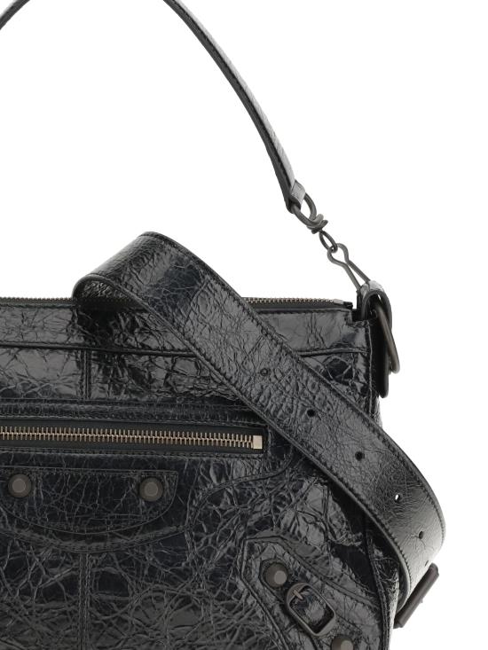 26FW 발렌시아가 르 시티 모토 스몰백 8660572ABEK 1000 Nero - BALENCIAGA