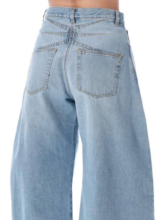 26SS 알라이아 데님 팬츠 AA9P01764T587 508 BLUE NEIGE - ALAIA
