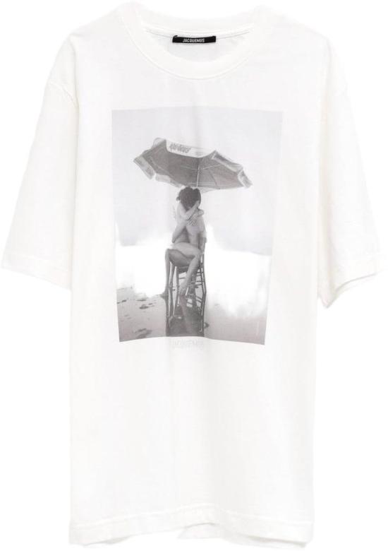 26FW 자크뮈스 반팔 티셔츠 TSU00350AJ002891OR WHITE