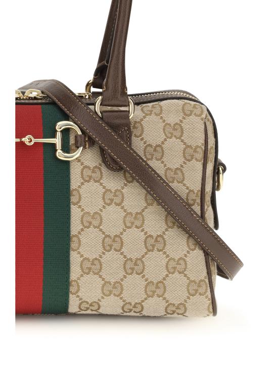 26FW 구찌 보르세토 GG 캔버스 미디엄 보스턴백 866732FAFV9 9653 BEIGE - GUCCI