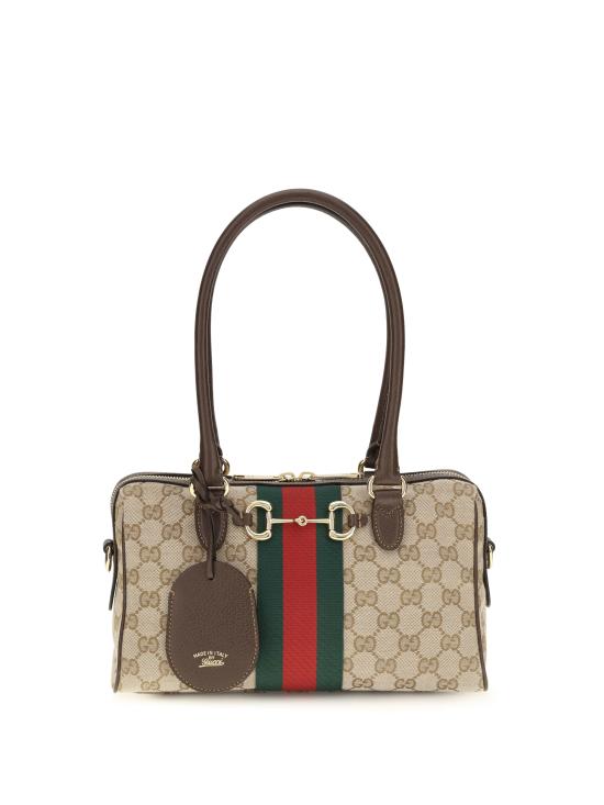 26FW 구찌 보르세토 GG 캔버스 미디엄 보스턴백 866732FAFV9 9653 BEIGE
