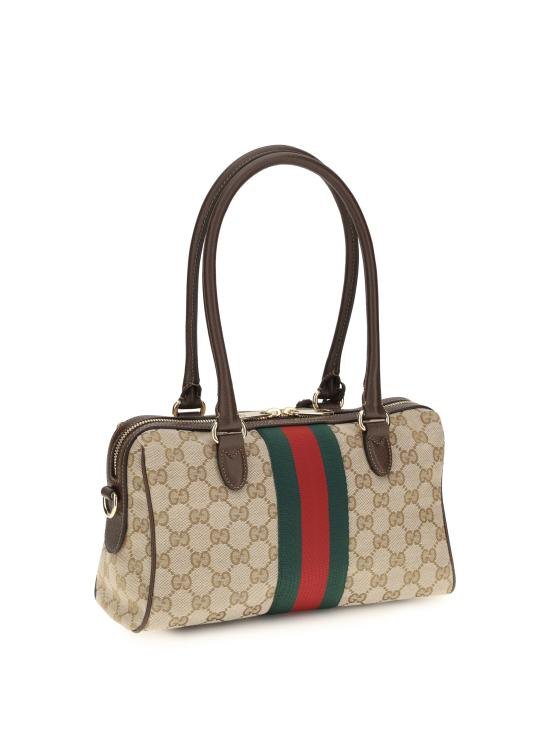 26FW 구찌 보르세토 GG 캔버스 미디엄 보스턴백 866732FAFV9 9653 BEIGE - GUCCI