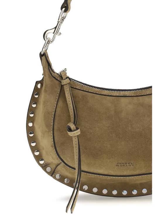 26FW 이자벨마랑 오스칸 문 스웨이드 카프스킨 레더 숄더백 PP0003FAA3C32M 50TA BEIGE - ISABEL MARANT