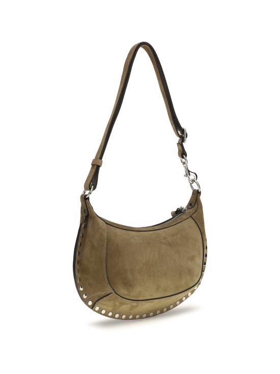 26FW 이자벨마랑 오스칸 문 스웨이드 카프스킨 레더 숄더백 PP0003FAA3C32M 50TA BEIGE - ISABEL MARANT