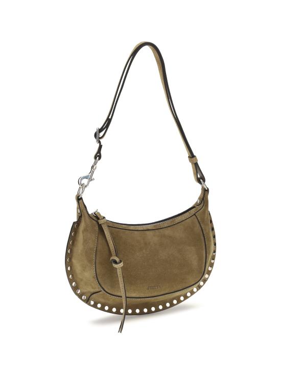 26FW 이자벨마랑 오스칸 문 스웨이드 카프스킨 레더 숄더백 PP0003FAA3C32M 50TA BEIGE - ISABEL MARANT