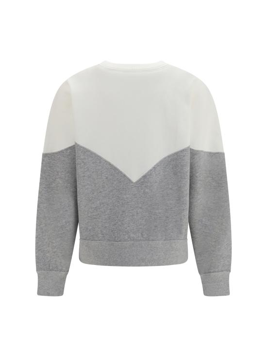 26FW 이자벨마랑에뚜왈 휴스턴 투톤 마랑 스웨트셔츠 SW0006FAA1M08E OFLY GREY - ISABEL MARANT ETOILE