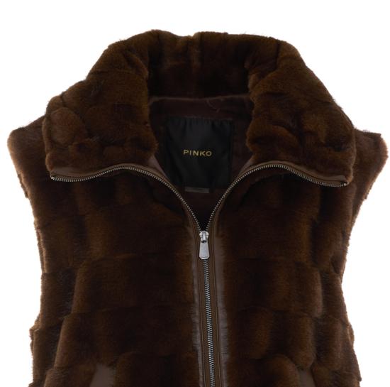 26FW 핑코 베스트 106939 A3C5M11 Marrone - PINKO