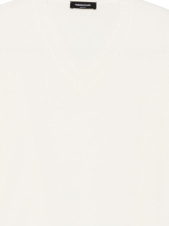 26FW 파비아나 필리피 스웨터 MAD216F015 M28125 White - FABIANA FILIPPI