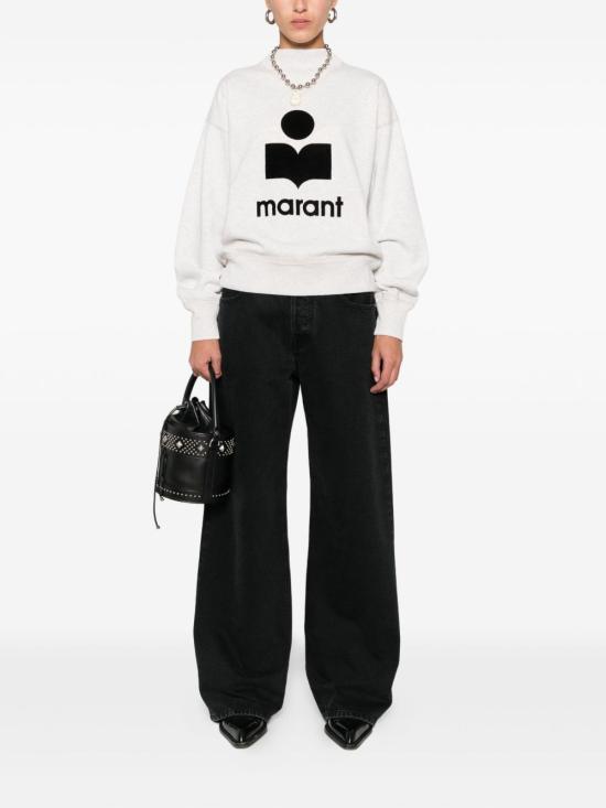 26FW 이자벨마랑에뚜왈 모비 로고 스웨트셔츠 SW0003FA A1M07E23EC - ISABEL MARANT ETOILE