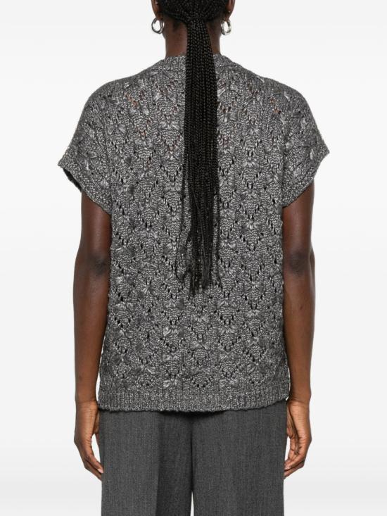 26FW 파비아나 필리피 스웨터 MAD216F101 M3158070 Dark grey - FABIANA FILIPPI