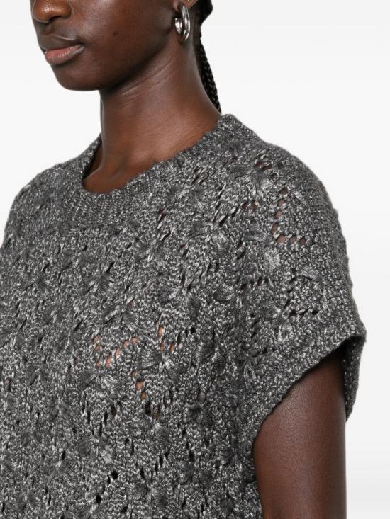 26FW 파비아나 필리피 스웨터 MAD216F101 M3158070 Dark grey - FABIANA FILIPPI