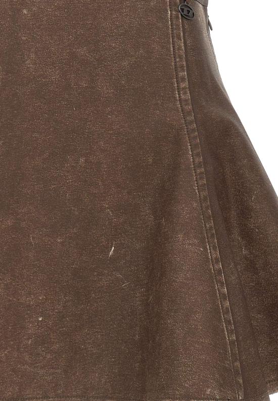 26FW 디젤 미디 스커트 3260262 BROWN - DIESEL