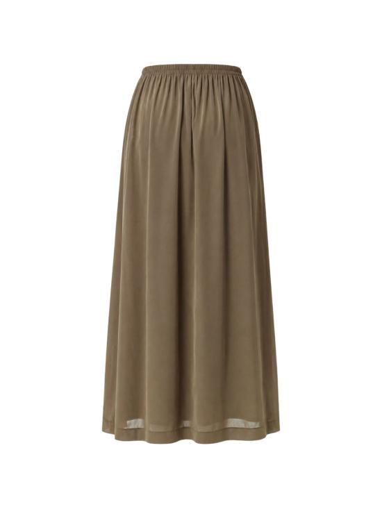 26SS 더프랭키샵 롱 스커트 SKFS22044404 OLIVE - THE FRANKIE SHOP
